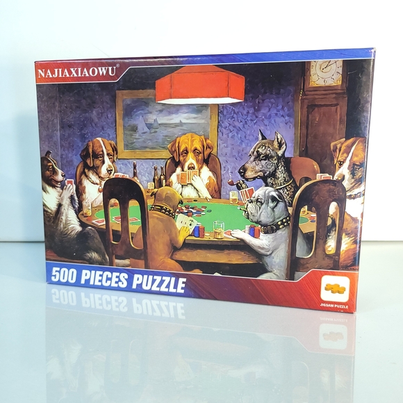 Other - Dogs Playing Poker Puzzle - 500 Pieces